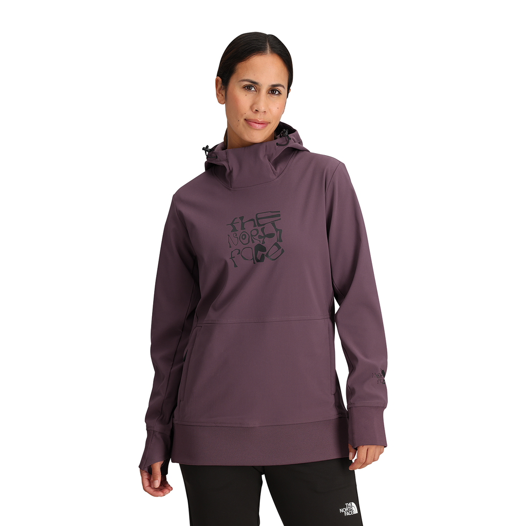 The North Face Women's Tekno Pullover Hoodie-Midnight Mauve-Killington Sports