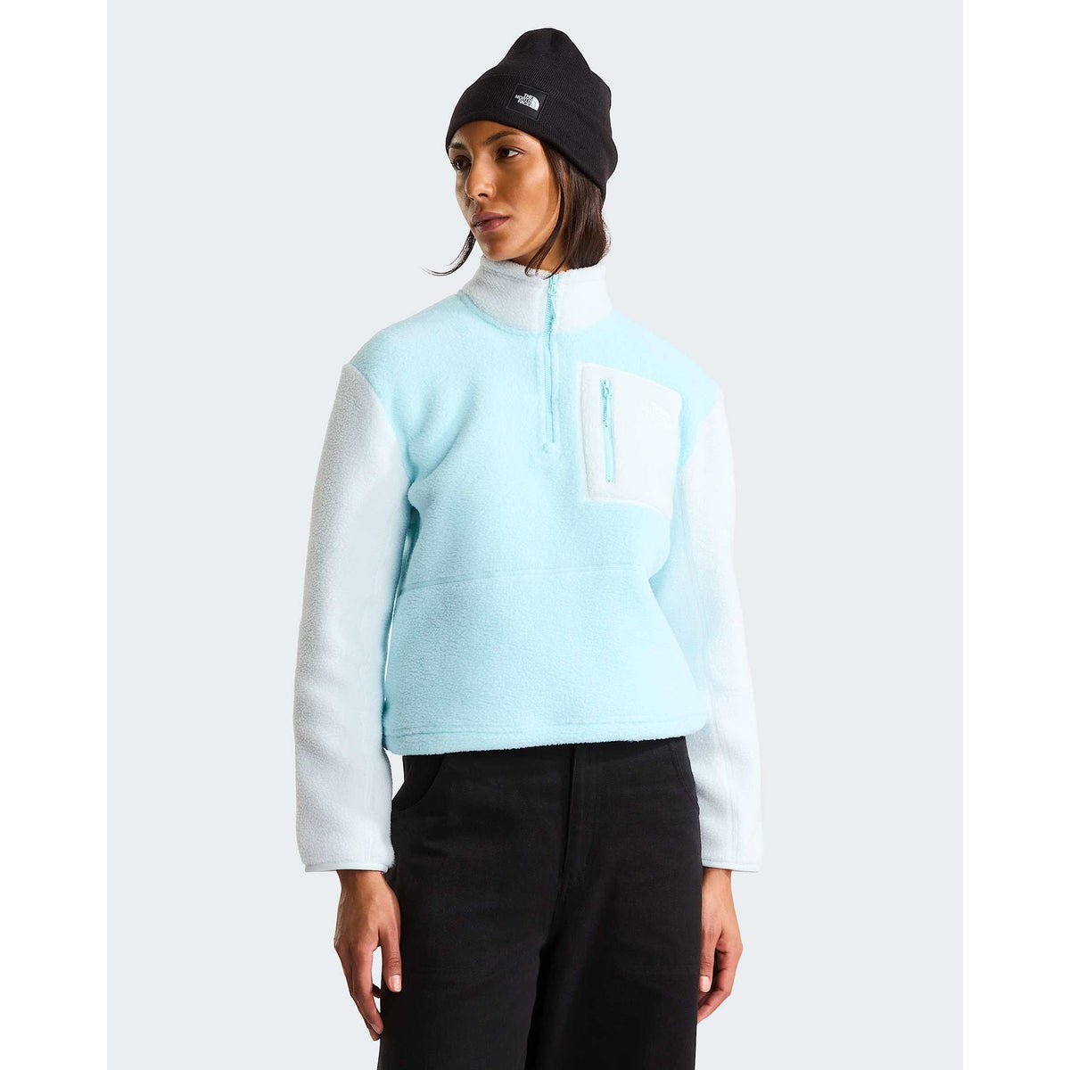 The North Face Women's Yumiori ¼ Zip-Glacier/Pearl Stone-Killington Sports