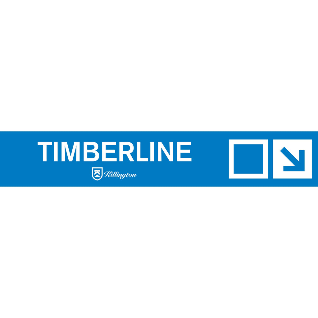 Timberline Trail Sign-Killington Sports