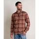 Toad & Co Men's Airsmyth Long Sleeve Shirt-Chestnut Tartan-Killington Sports