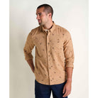 Toad & Co Men's Airsmyth Longsleeve Shirt-Tabac Print-Killington Sports