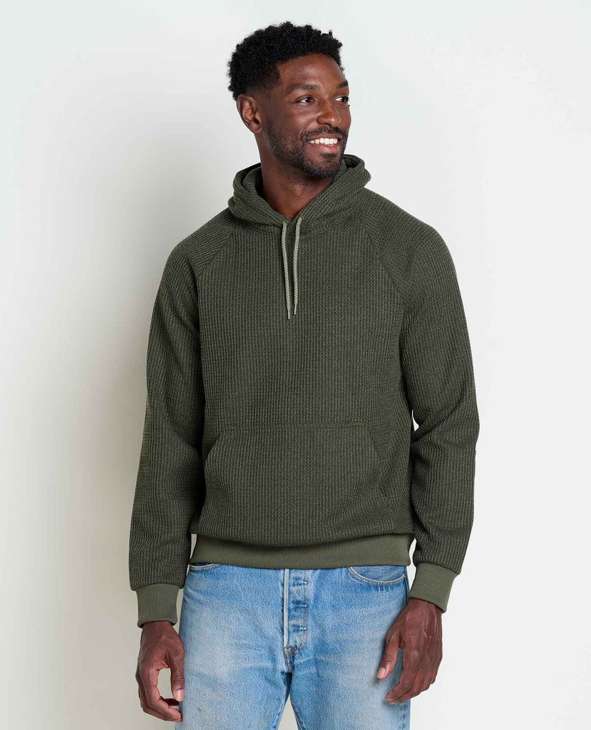 Toad & Co Men's Bitterroot Long Sleeve Hoodie-Olive-Killington Sports
