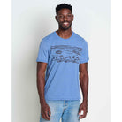 Toad & Co Men's Boundless Jersey Short Sleeve Crew-Kyanite-Killington Sports