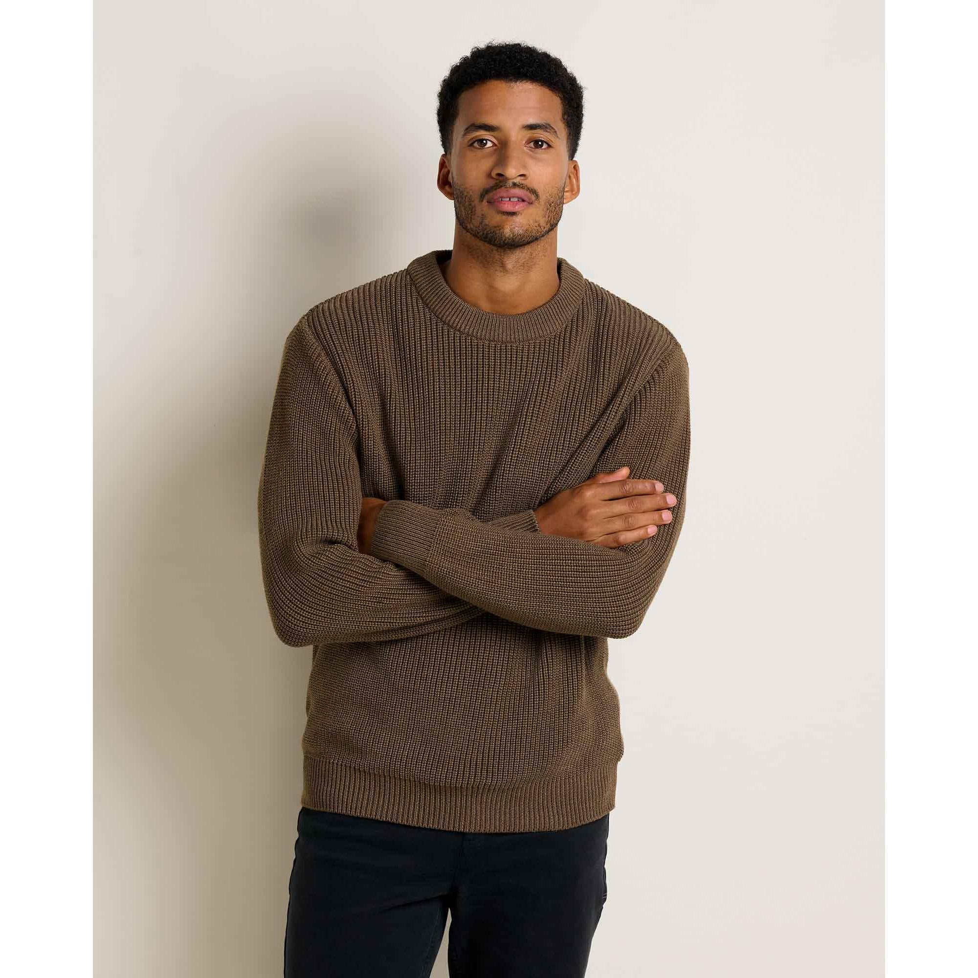Toad & Co Men's Butte Crew Sweater-Teak-Killington Sports