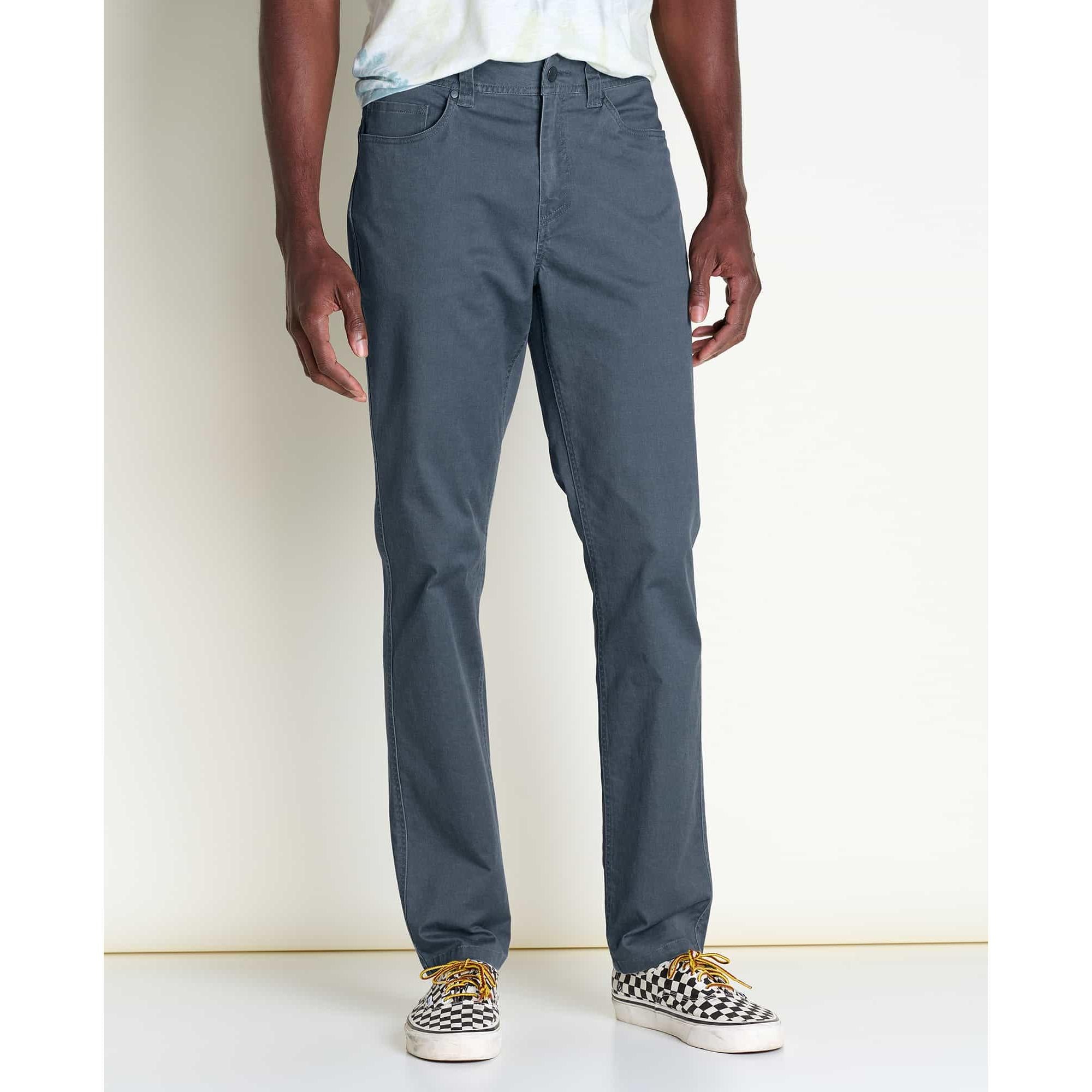 Toad & Co Men's Mission Ridge 5 Pocket Lean Pant-Iron Vintage Wash-Killington Sports
