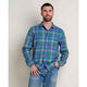 Toad & Co Men's Pinevale Long Sleeve Shirt-Kyanite-Killington Sports
