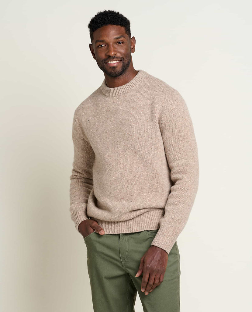 Toad & Co Men's Wilde Crew Sweater-Honey Brown-Killington Sports