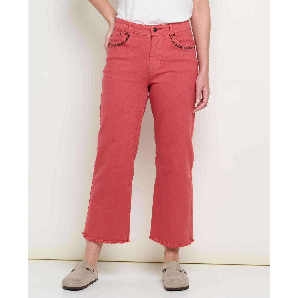 Toad & Co Women's Balsam Cutoff Jean-Sundown Embroidery-Killington Sports