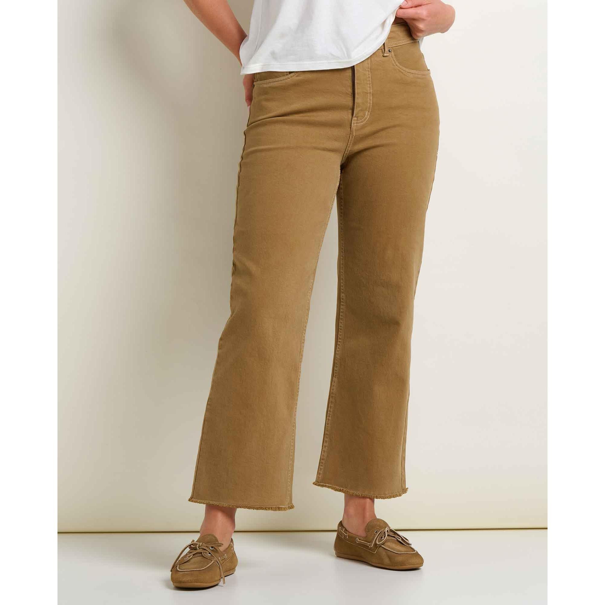 Toad & Co Women's Balsam Cutoff Pant-Honey Brown-Killington Sports
