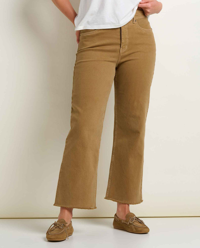 Toad & Co Women's Balsam Cutoff Pant-Honey Brown-Killington Sports