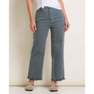 Toad & Co Women's Balsam Cutoff Pant-Midnight Stripe-Killington Sports
