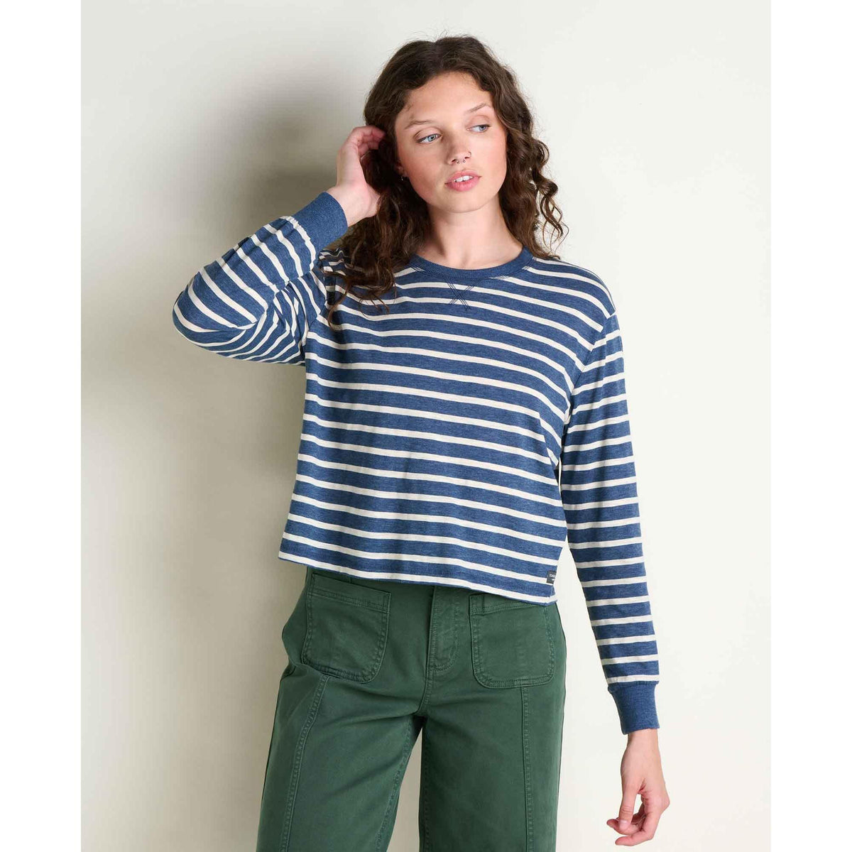Toad & Co Women's Boundless Jersey Longsleeve Tee-Canal Pattern-Killington Sports