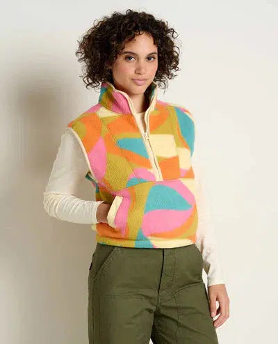 Toad & Co Women's Campo Fleece Vest-Shapes Print-Killington Sports