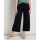 Toad & Co Women's Chaka Wide Leg Crop Pant-Black-Killington Sports
