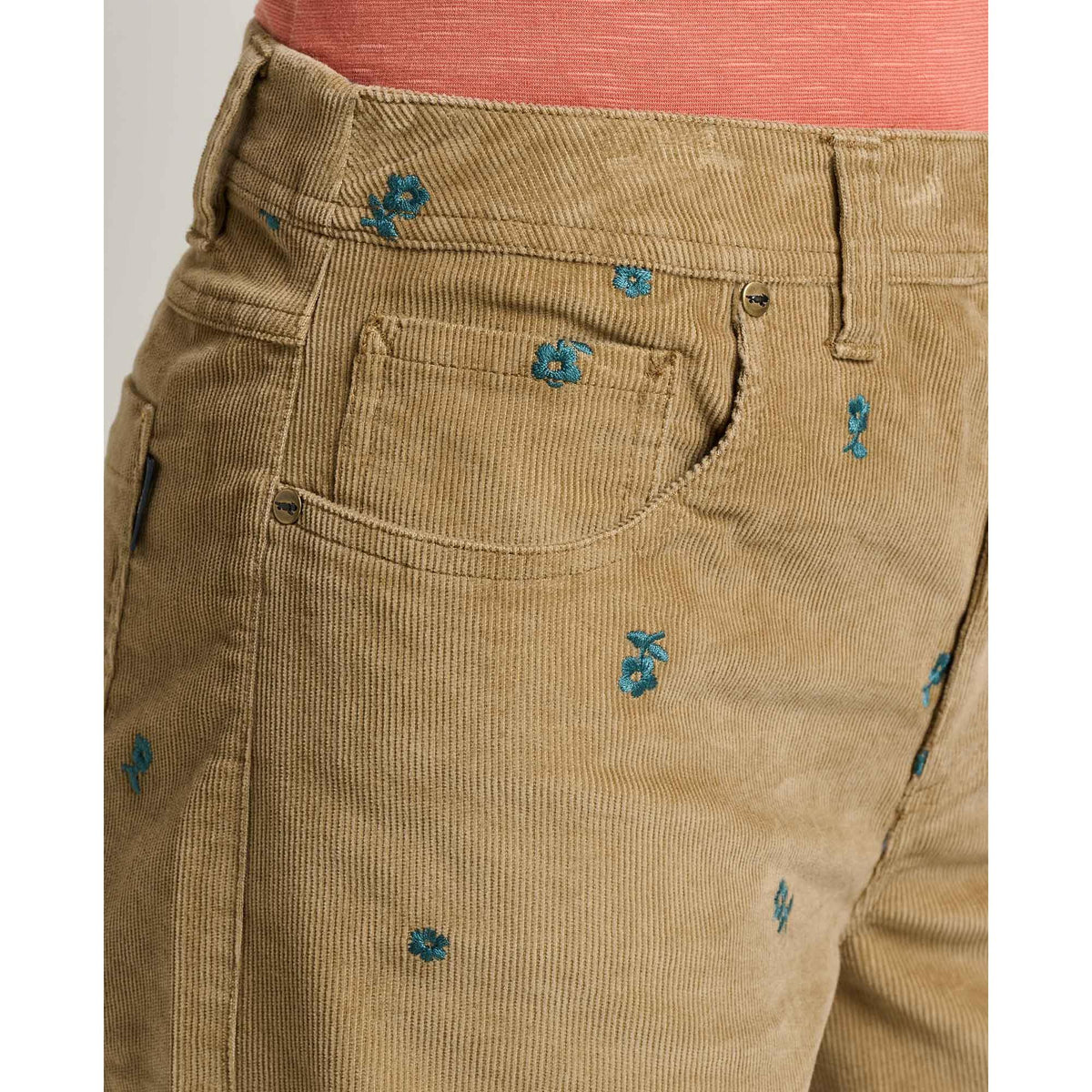 Toad & Co Women's Coaster Cord Wide Leg Pant Embroidered-Killington Sports
