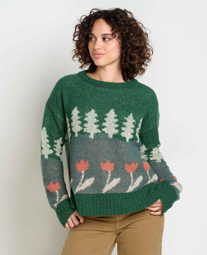 Toad & Co Women's Cotati Dolman Sweater-Pasture Flowers-Killington Sports