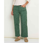 Toad & Co Women's Earthworks Wide Leg Crop Pant-Cilantro Pattern-Killington Sports