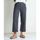 Toad & Co Women's Earthworks Wide Leg Crop Pant-Soot-Killington Sports