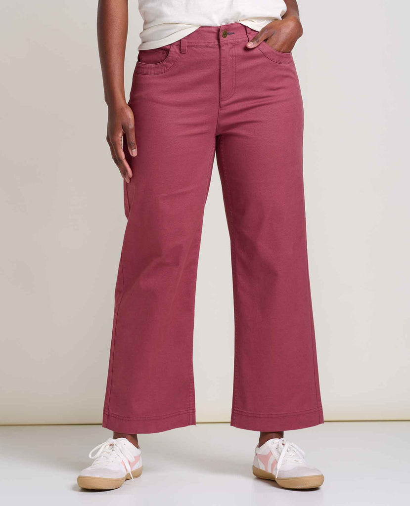 Toad & Co Women's Earthworks Wide Leg Pant-Wild Ginger-Killington Sports