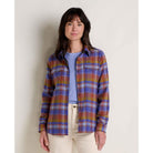 Toad & Co Women's Folk Yeah Shirt Jacket-Dark Roast-Killington Sports