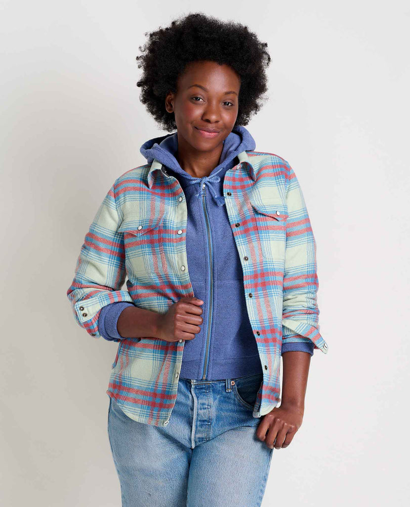 Toad & Co Women's Folk Yeah Shirt Jacket-Elderflower-Killington Sports