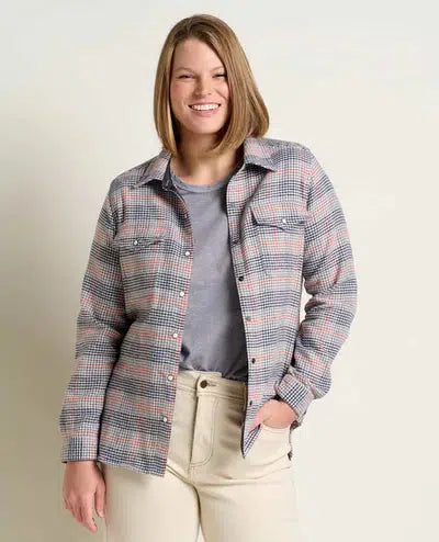 Toad & Co Women's Folk Yeah Shirt Jacket-Storm-Killington Sports