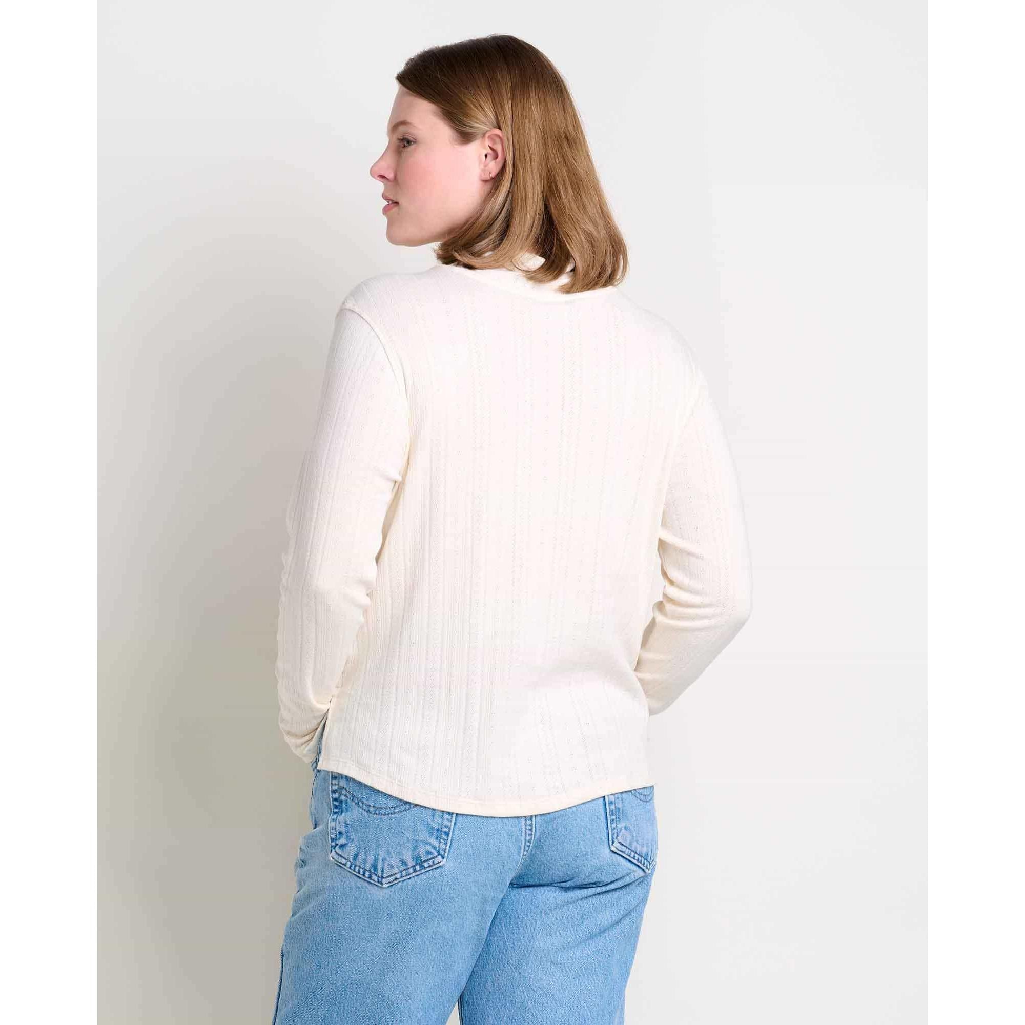 Toad & Co Women's Foothill Pointelle Long Sleeve T-Neck-Killington Sports