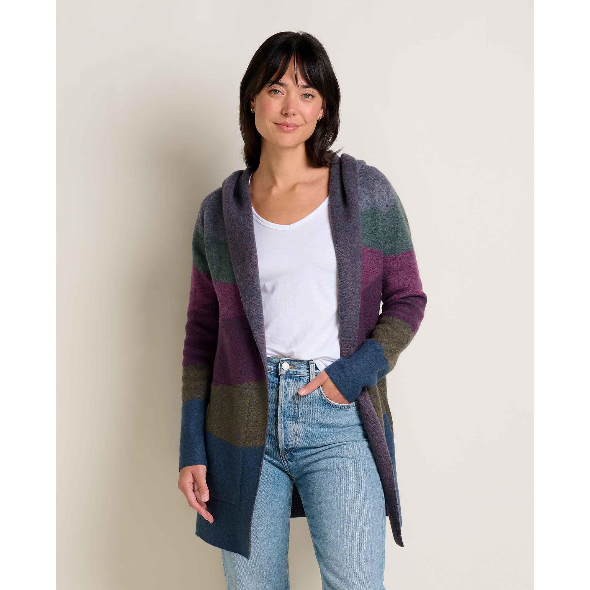 Toad & Co Women's Merino Heartfelt Hoodie-Midnight Landscape-Killington Sports