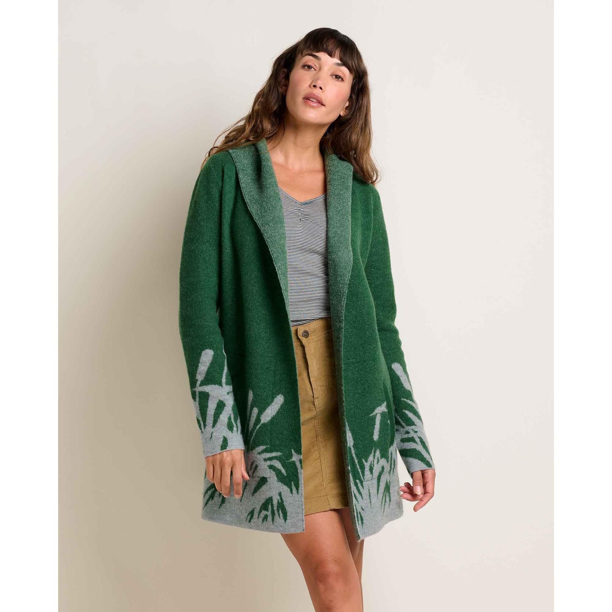 Toad & Co Women's Merino Heartfelt Hoodie-Pasture Cattail-Killington Sports
