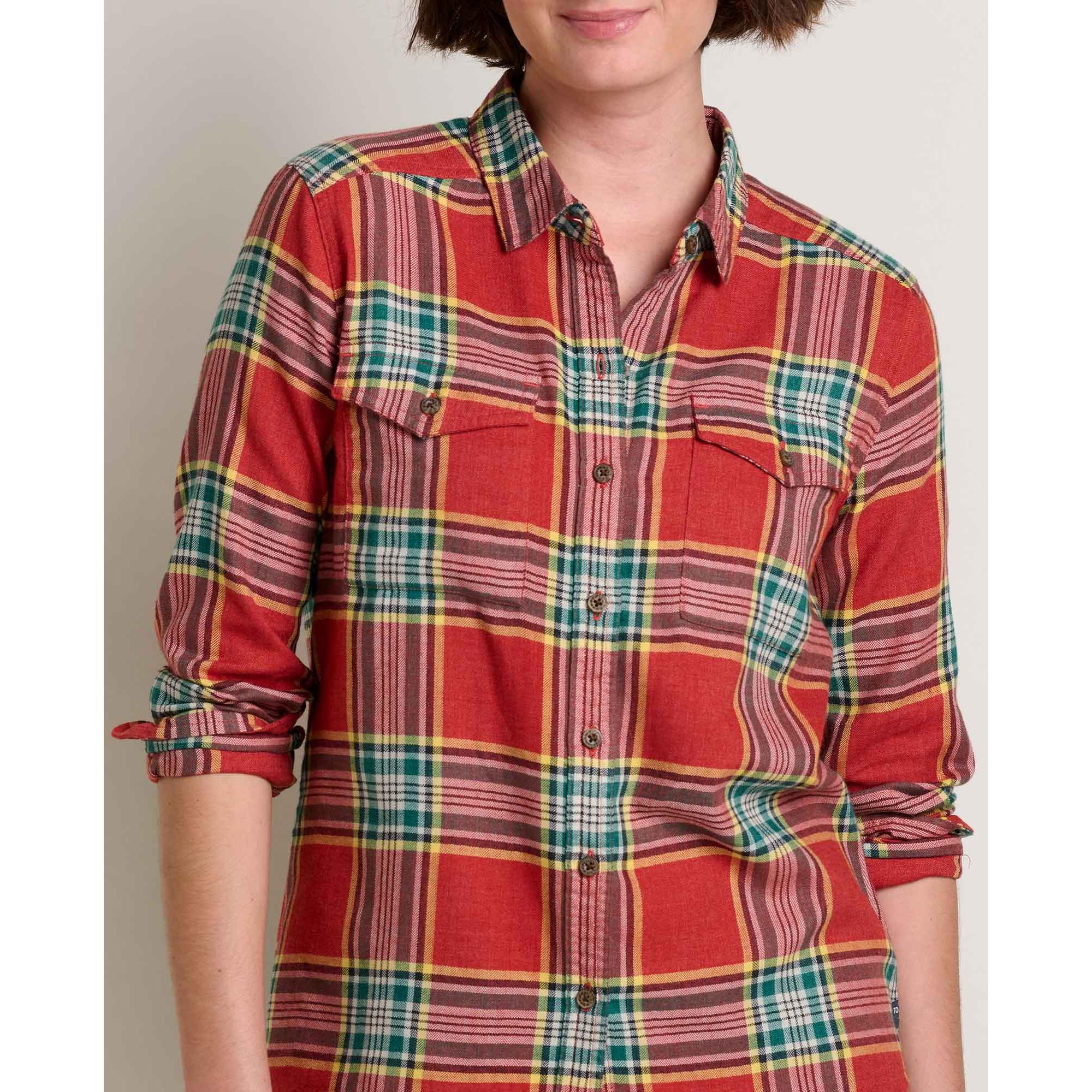 Toad & Co Women's Re-Form Flannel Long Sleeve Shirt-Killington Sports
