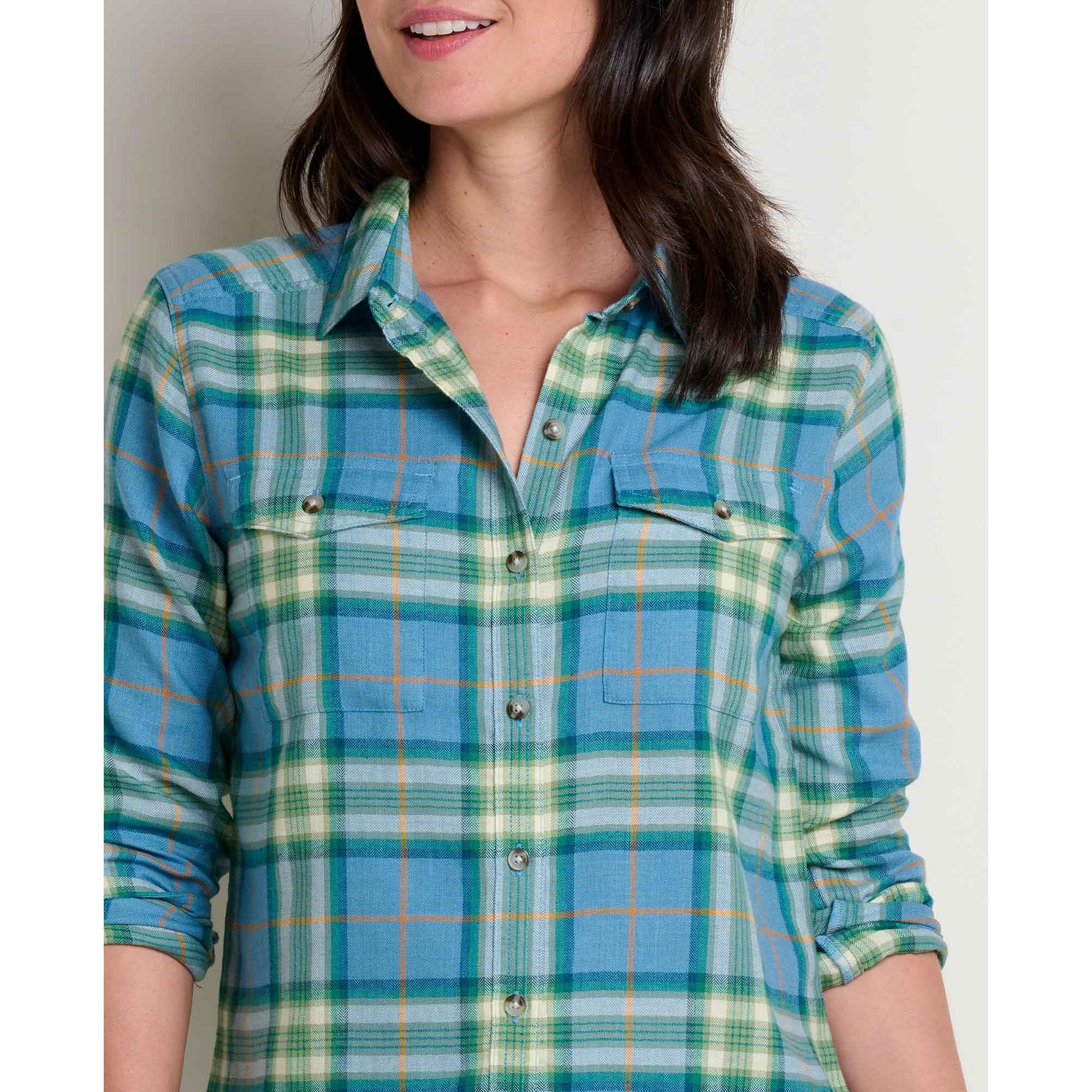 Toad & Co Women's Re-Form Flannel Long Sleeve Shirt-Killington Sports