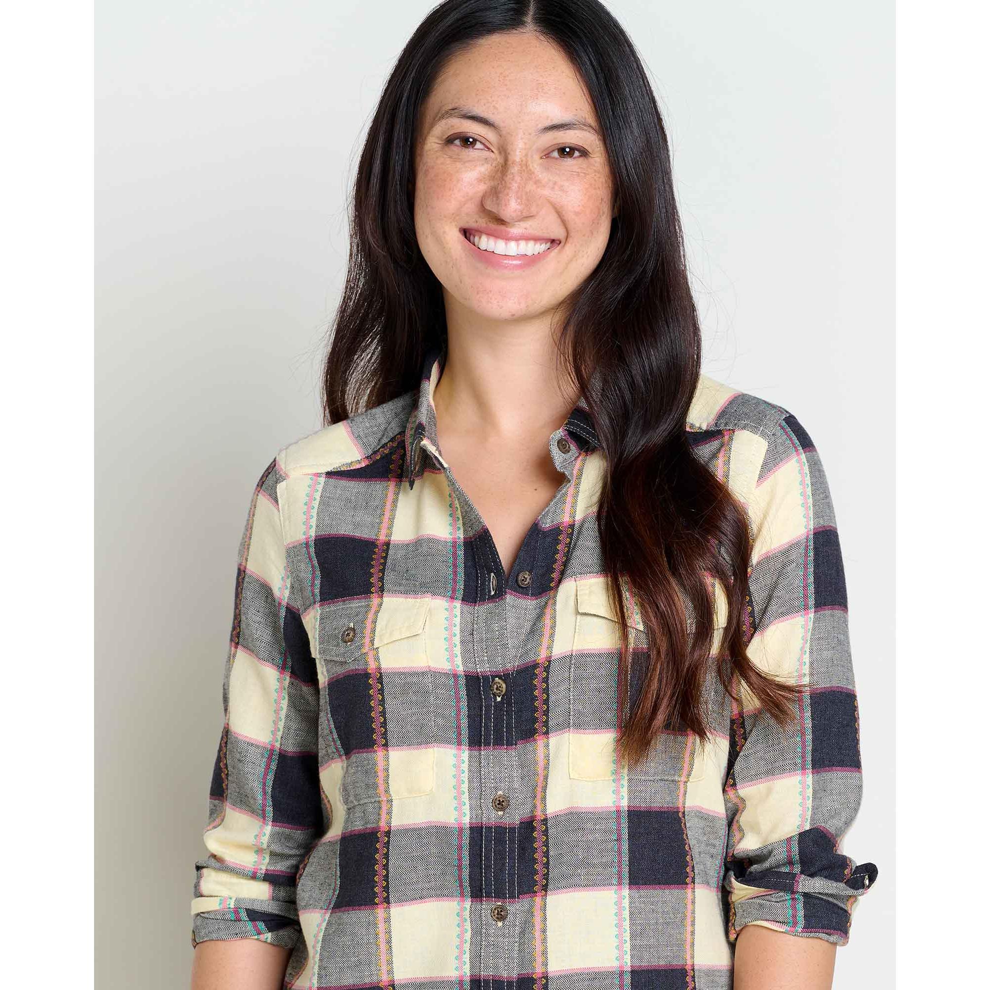 Toad & Co Women's Re-Form Flannel Long Sleeve Shirt-Killington Sports