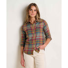 Toad & Co Women's Re-Form Flannel Long Sleeve Shirt-Yucca Madras-Killington Sports
