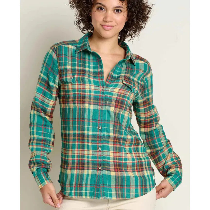 Toad & Co Women's Re-Form Flannel Longsleeve Shirt-Killington Sports
