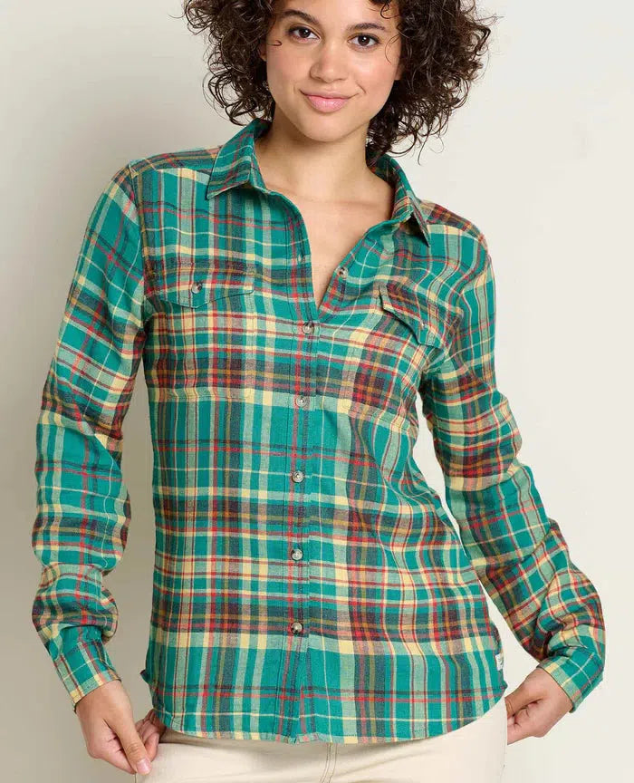 Toad & Co Women's Re-Form Flannel Longsleeve Shirt-Killington Sports