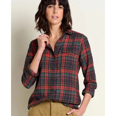 Toad & Co Women's Re-Form Flannel Longsleeve Shirt-Killington Sports