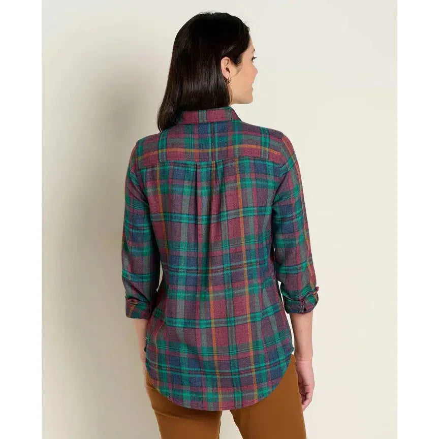 Toad & Co Women's Re-Form Flannel Longsleeve Shirt-Killington Sports