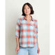 Toad & Co Women's Re-Form Flannel Shirt-Almond Pattern-Killington Sports