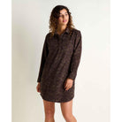 Toad & Co Women's Scouter Cord Popover Longsleeve Dress-Raisin Print-Killington Sports