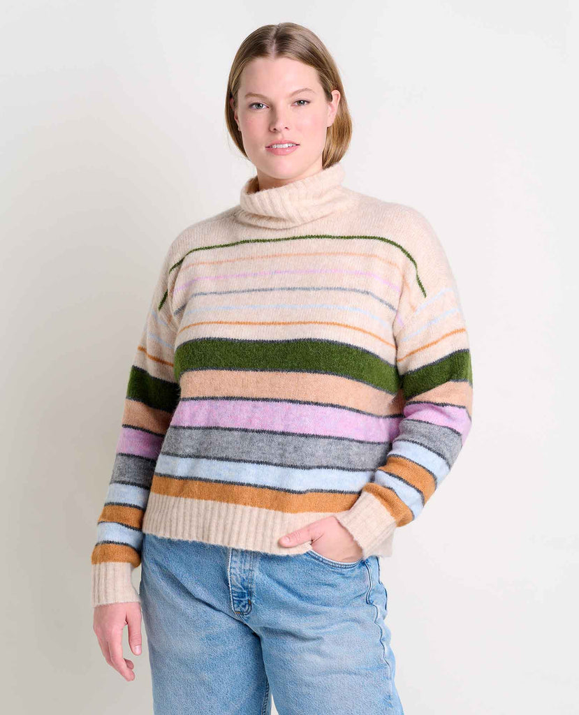 Toad & Co Women's Toddy T-Neck Sweater-Killington Sports