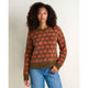 Toad & Co Women's Wasatch Crew Sweater-Fir Pattern-Killington Sports