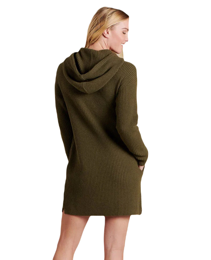 Toad & Co Women's Whidbey Hooded Sweater Dress-Killington Sports