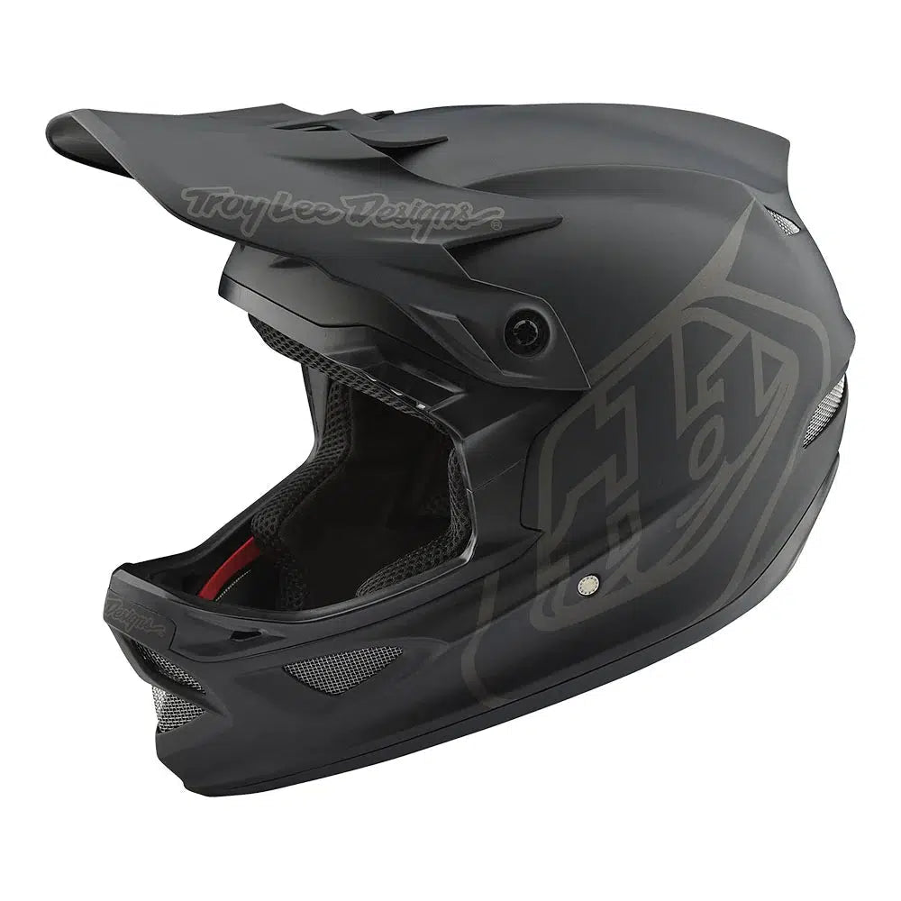 Troy Lee D3 Fiberlite Mono Helmet-Black-Killington Sports