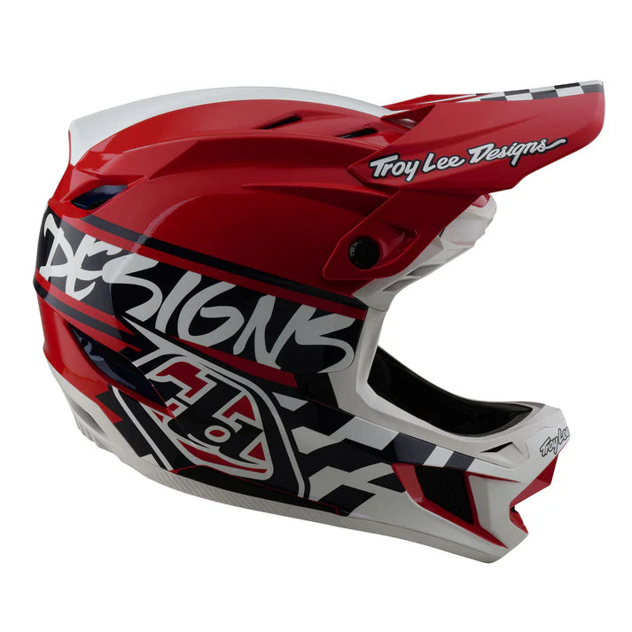 Troy Lee Designs D4 Polyacrylite Helmet Fifty-50-Killington Sports