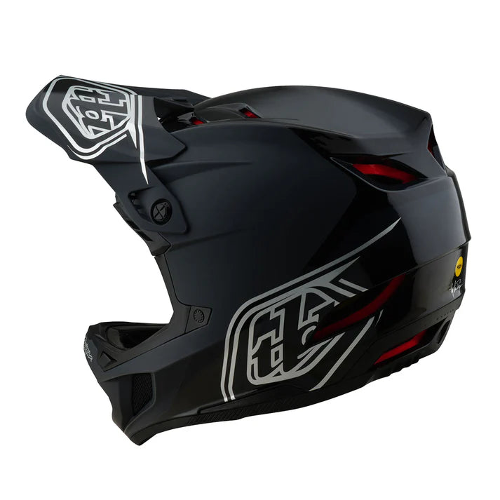 Troy Lee Designs D4 Polyacrylite Helmet Shadow Black-Killington Sports