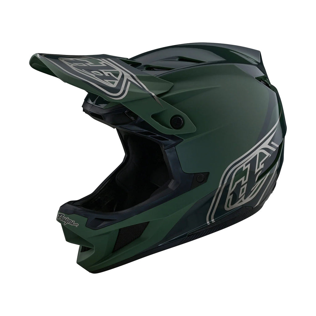 Troy Lee Designs D4 Polyacrylite Helmet Shadow w/MIPS-Olive-Killington Sports