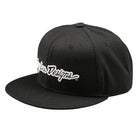 Troy Lee Designs Flat Bill Snapback Signature-Black-Killington Sports