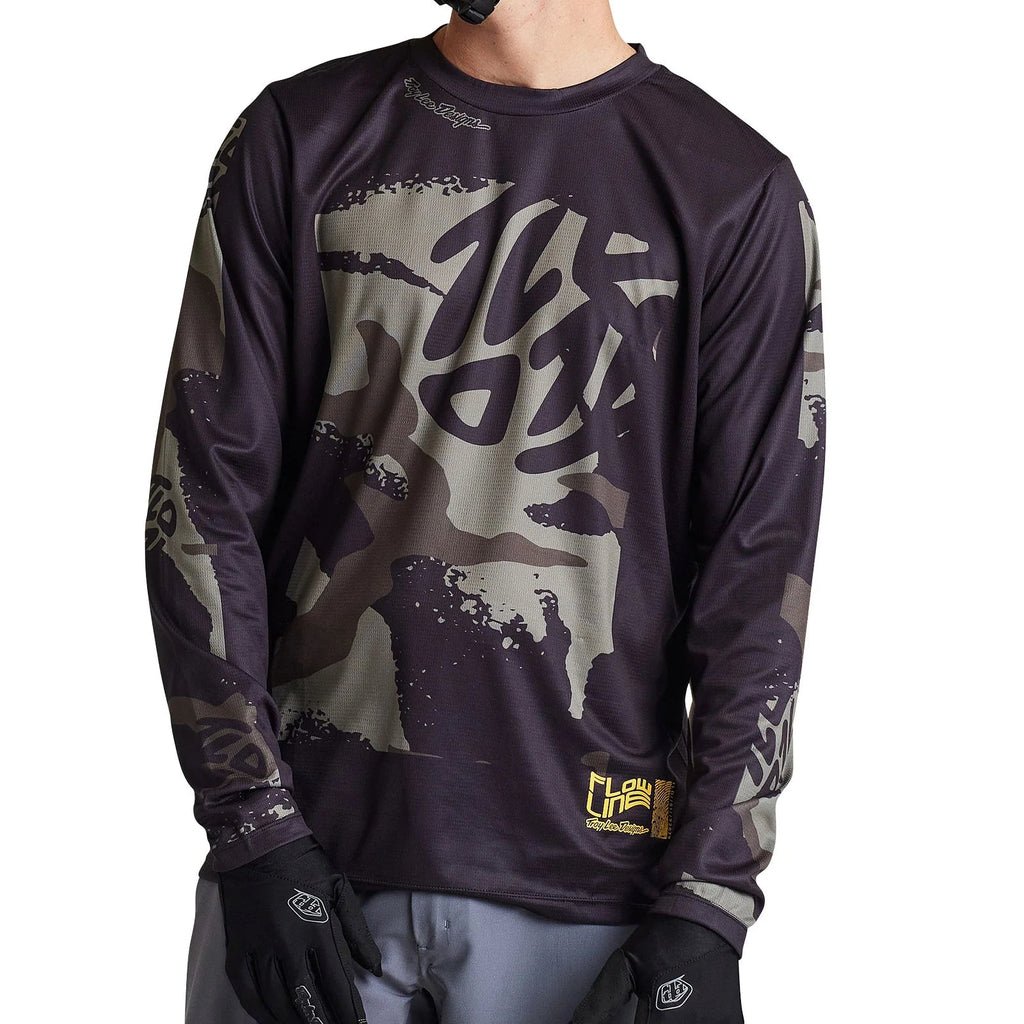 Troy Lee Designs Men's Flowline Longsleeve Jersey Confined-Killington Sports