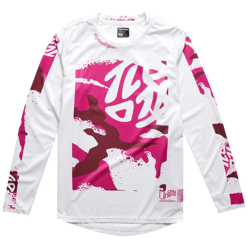 Troy Lee Designs Men's Flowline Longsleeve Jersey Confined-Mist-Killington Sports