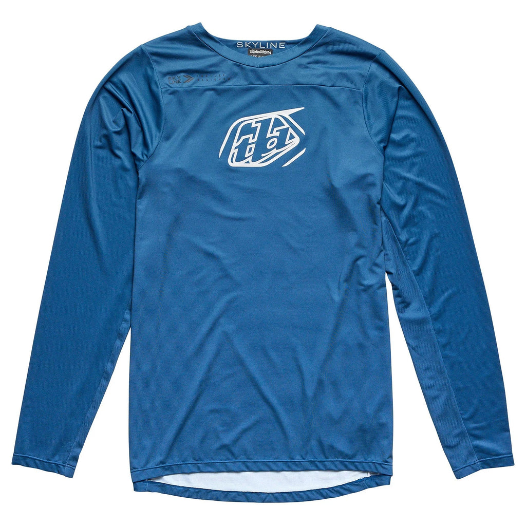 Troy Lee Designs Men's Skyline Longsleeve Jersey Iconic-Indigo-Killington Sports